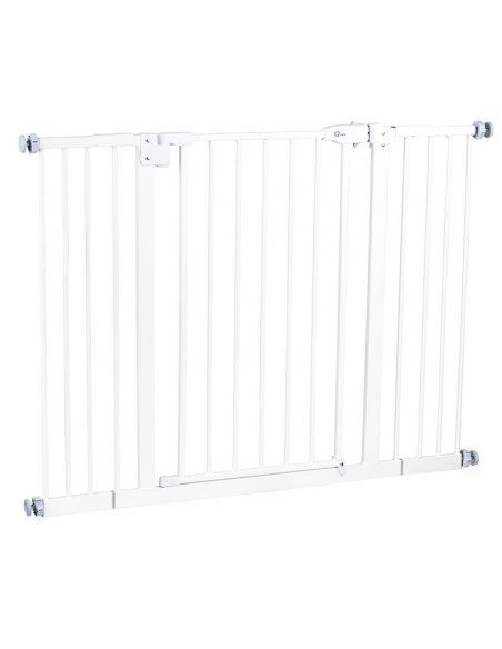 BN-QM-THOR,Qmini - Poarta siguranta Thor, 74 - 109.4 cm, Inchidere automata, Sistem dublu de blocare, Otel, Garantie extinsa:3 a