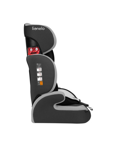 BN-LO-LEVI_ONE_GREY,Lionelo - Scaun auto Levi One Spatar detasabil, 9-36 Kg, Conform cu standardul european de securitate ECE R4