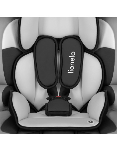 BN-LO-LEVI_ONE_GREY,Lionelo - Scaun auto Levi One Spatar detasabil, 9-36 Kg, Conform cu standardul european de securitate ECE R4