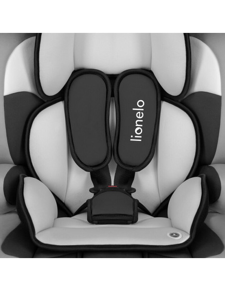 BN-LO-LEVI_ONE_GREY,Lionelo - Scaun auto Levi One Spatar detasabil, 9-36 Kg, Conform cu standardul european de securitate ECE R4