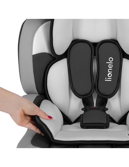BN-LO-LEVI_ONE_GREY,Lionelo - Scaun auto Levi One Spatar detasabil, 9-36 Kg, Conform cu standardul european de securitate ECE R4