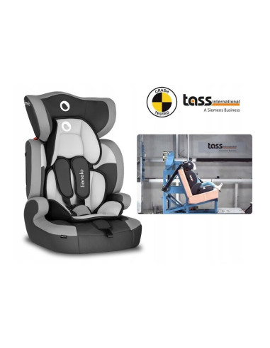 BN-LO-LEVI_ONE_GREY,Lionelo - Scaun auto Levi One Spatar detasabil, 9-36 Kg, Conform cu standardul european de securitate ECE R4