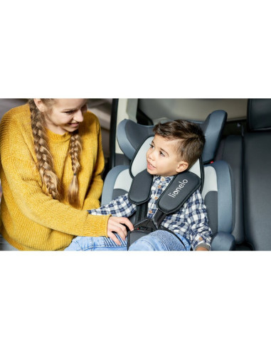 BN-LO-LEVI_ONE_GREY,Lionelo - Scaun auto Levi One Spatar detasabil, 9-36 Kg, Conform cu standardul european de securitate ECE R4