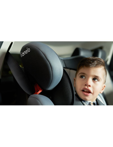 BN-LO-LEVI_ONE_GREY,Lionelo - Scaun auto Levi One Spatar detasabil, 9-36 Kg, Conform cu standardul european de securitate ECE R4