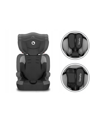 BN-LO-LEVI_ONE_BLACK,Lionelo - Scaun auto Levi One Spatar detasabil, 9-36 Kg, Conform cu standardul european de securitate ECE R