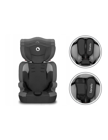 BN-LO-LEVI_ONE_BLACK,Lionelo - Scaun auto Levi One Spatar detasabil, 9-36 Kg, Conform cu standardul european de securitate ECE R