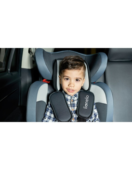 BN-LO-LEVI_ONE_BLACK,Lionelo - Scaun auto Levi One Spatar detasabil, 9-36 Kg, Conform cu standardul european de securitate ECE R