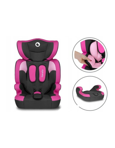 BN-LO-LEVI_ONE_CANDY_PINK,Lionelo - Scaun auto Levi One Candy Spatar detasabil, 9-36 Kg, Conform cu standardul european de secur