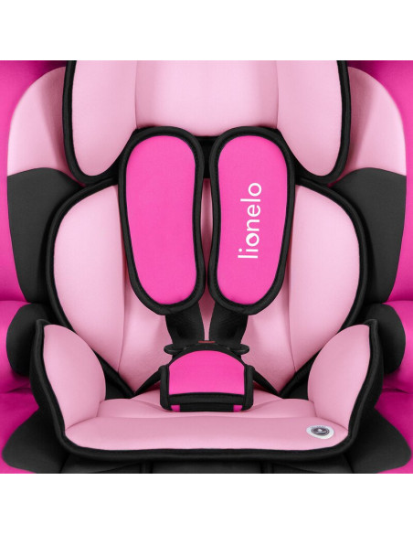 BN-LO-LEVI_ONE_CANDY_PINK,Lionelo - Scaun auto Levi One Candy Spatar detasabil, 9-36 Kg, Conform cu standardul european de secur