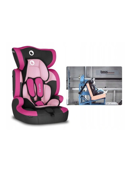 BN-LO-LEVI_ONE_CANDY_PINK,Lionelo - Scaun auto Levi One Candy Spatar detasabil, 9-36 Kg, Conform cu standardul european de secur