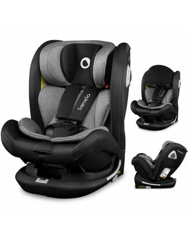 BN-LO-BASTIAAN_RWF_CARBON,Lionelo - Scaun auto Bastiaan RWF Pozitie de somn, Protectie laterala, Rotire 360 grade, 0-36 Kg, Cu I