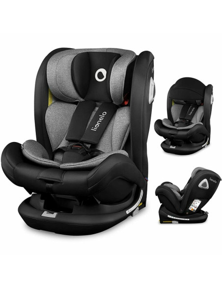 BN-LO-BASTIAAN_RWF_CARBON,Lionelo - Scaun auto Bastiaan RWF Pozitie de somn, Protectie laterala, Rotire 360 grade, 0-36 Kg, Cu I