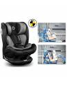 BN-LO-BASTIAAN_RWF_CARBON,Lionelo - Scaun auto Bastiaan RWF Pozitie de somn, Protectie laterala, Rotire 360 grade, 0-36 Kg, Cu I