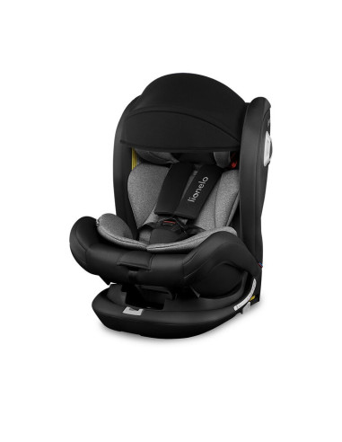BN-LO-BASTIAAN_RWF_CARBON,Lionelo - Scaun auto Bastiaan RWF Pozitie de somn, Protectie laterala, Rotire 360 grade, 0-36 Kg, Cu I