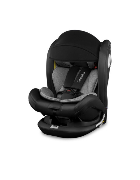 BN-LO-BASTIAAN_RWF_CARBON,Lionelo - Scaun auto Bastiaan RWF Pozitie de somn, Protectie laterala, Rotire 360 grade, 0-36 Kg, Cu I
