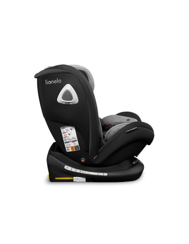 BN-LO-BASTIAAN_RWF_CARBON,Lionelo - Scaun auto Bastiaan RWF Pozitie de somn, Protectie laterala, Rotire 360 grade, 0-36 Kg, Cu I
