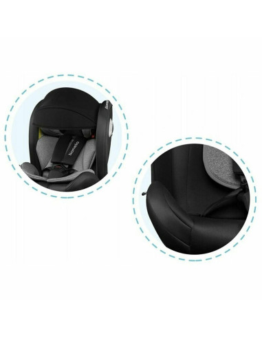 BN-LO-BASTIAAN_RWF_CARBON,Lionelo - Scaun auto Bastiaan RWF Pozitie de somn, Protectie laterala, Rotire 360 grade, 0-36 Kg, Cu I