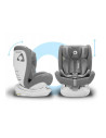 BN-LO-BASTIAAN_RWF_STONE,Lionelo - Scaun auto Bastiaan RWF Pozitie de somn, Protectie laterala, Rotire 360 grade, 0-36 Kg, Cu Is