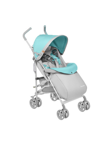 BN-LO-ELIA_TROPICAL_TURQUOISE,Lionelo - Carucior sport Elia Tropical, Cu husa de picioare, Cu plasa de tantari, Conform cu stand