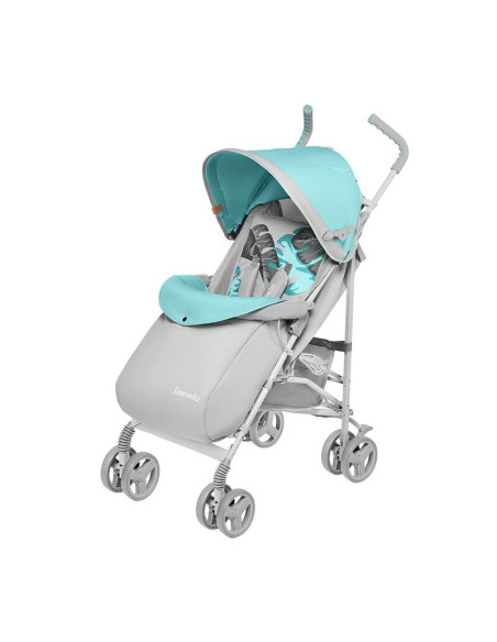 BN-LO-ELIA_TROPICAL_TURQUOISE,Lionelo - Carucior sport Elia Tropical, Cu husa de picioare, Cu plasa de tantari, Conform cu stand