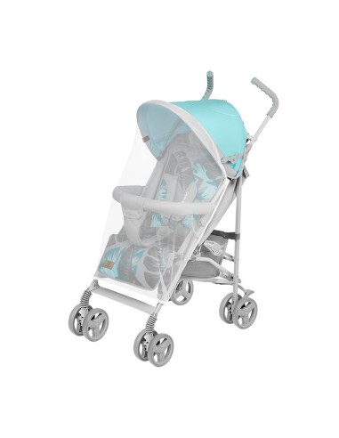 BN-LO-ELIA_TROPICAL_TURQUOISE,Lionelo - Carucior sport Elia Tropical, Cu husa de picioare, Cu plasa de tantari, Conform cu stand