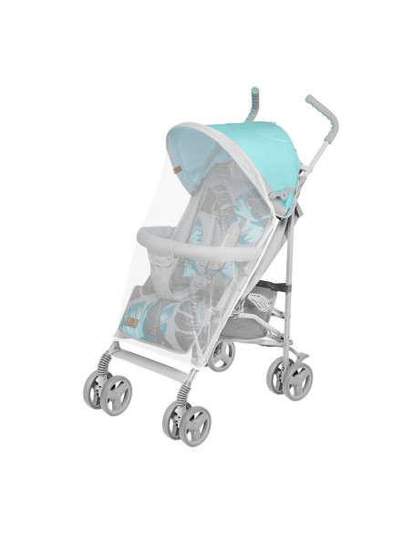 BN-LO-ELIA_TROPICAL_TURQUOISE,Lionelo - Carucior sport Elia Tropical, Cu husa de picioare, Cu plasa de tantari, Conform cu stand
