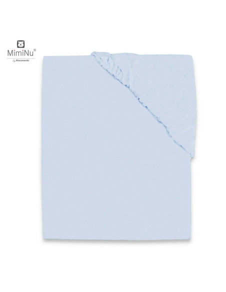 BN-6426972004015,MimiNu - Cearceaf Jerse cu elastic, Pentru patut de dimensiunea 120X60 cm, Material certificat Oeko Tex Standar