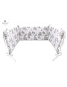 BN-6426972004121,MimiNu - Aparatoare pentru patut 120x60 cm, Din bumbac certificat Oeko Tex Standard 100, Cu inaltimea de 30 cm,