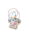 BN-80085_EL,Joueco - Jucarie pentru motricitate Elefant, Din lemn certificat FSC, 12x15 cm, 12 luni+, Multicolor