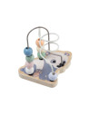 BN-80085_PA,Joueco - Jucarie pentru motricitate Panda, Din lemn certificat FSC, 12x15 cm, 12 luni+, Multicolor