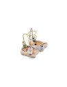 BN-80085_TI,Joueco - Jucarie pentru motricitate Tigru, Din lemn certificat FSC, 12x15 cm, 12 luni+, Multicolor