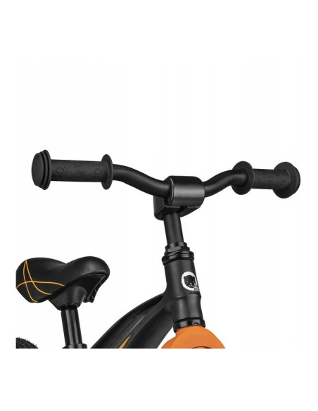 BN-LOE-BART_AIR_SP/BLACK,Lionelo - Bicicleta usoara Bart Air, Fara pedale, Cu roti gonflabile, Cu cadru din magneziu, Cu ghidon 