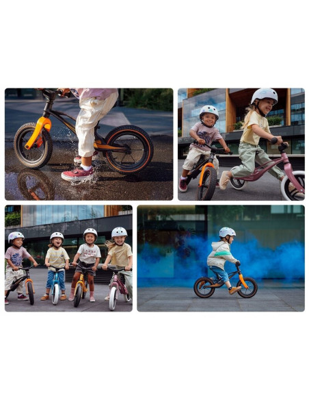 BN-LOE-BART_AIR_SP/BLACK,Lionelo - Bicicleta usoara Bart Air, Fara pedale, Cu roti gonflabile, Cu cadru din magneziu, Cu ghidon 