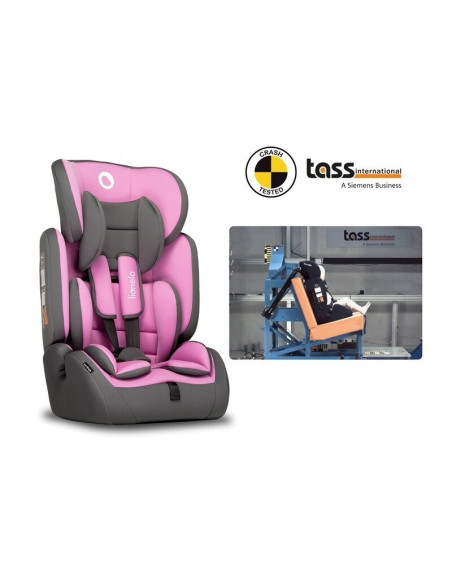 BN-LO-LEVI_SIMPLE_CANDY_PINK,Lionelo - Scaun auto Levi Simple Candy, 9-36 Kg, Conform cu standardul european de securitate ECE R