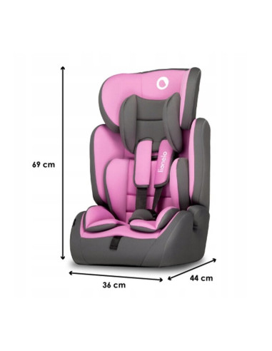 BN-LO-LEVI_SIMPLE_CANDY_PINK,Lionelo - Scaun auto Levi Simple Candy, 9-36 Kg, Conform cu standardul european de securitate ECE R
