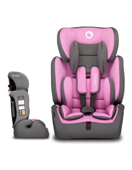 BN-LO-LEVI_SIMPLE_CANDY_PINK,Lionelo - Scaun auto Levi Simple Candy, 9-36 Kg, Conform cu standardul european de securitate ECE R