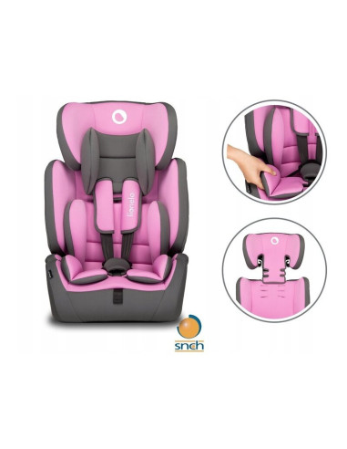 BN-LO-LEVI_SIMPLE_CANDY_PINK,Lionelo - Scaun auto Levi Simple Candy, 9-36 Kg, Conform cu standardul european de securitate ECE R