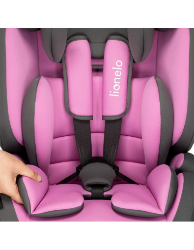 BN-LO-LEVI_SIMPLE_CANDY_PINK,Lionelo - Scaun auto Levi Simple Candy, 9-36 Kg, Conform cu standardul european de securitate ECE R