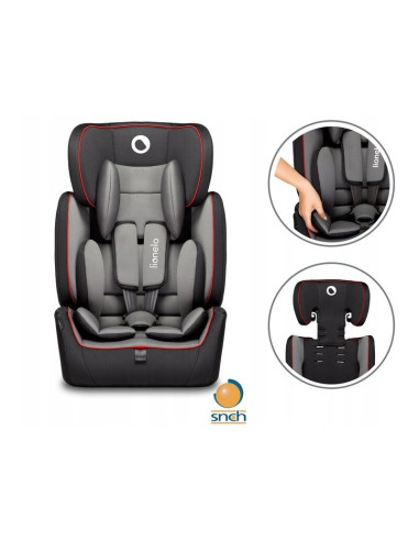 BN-LO-LEVI_SIMPLE_SPORTY_BLACK,Lionelo - Scaun auto Levi Simple Sporty, 9-36 Kg, Conform cu standardul european de securitate EC