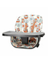 BN-LO-MONA_FLOWER,Lionelo - Scaun de masa Mona, 4 in 1, Transformabil, Reglabil in inaltime in 3 pozitii, Conform cu standardele
