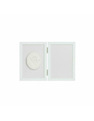 BN-BH_TM_White,Baby HandPrint - Kit rama foto 10x15 cm, Cu amprenta, Tiny Memories, Non-toxic, Conform cu standardul european de