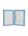 BN-BH_TM_BLUE,Baby HandPrint - Kit rama foto 10x15 cm, Cu amprenta, Tiny Memories, Non-toxic, Conform cu standardul european de 