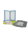 BN-BH_TM_BLUE,Baby HandPrint - Kit rama foto 10x15 cm, Cu amprenta, Tiny Memories, Non-toxic, Conform cu standardul european de 