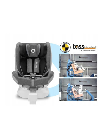 BN-LO-BRAAM_STONE,Lionelo - Scaun auto Braam Stone Pozitie de somn, Protectie laterala, Rotire 360 grade, 0-36 Kg, cu Isofix, Co