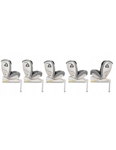 BN-LO-BRAAM_STONE,Lionelo - Scaun auto Braam Stone Pozitie de somn, Protectie laterala, Rotire 360 grade, 0-36 Kg, cu Isofix, Co