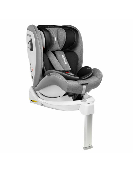 BN-LO-BRAAM_STONE,Lionelo - Scaun auto Braam Stone Pozitie de somn, Protectie laterala, Rotire 360 grade, 0-36 Kg, cu Isofix, Co