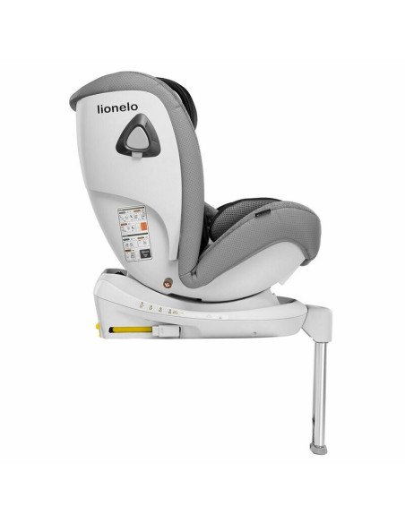 BN-LO-BRAAM_STONE,Lionelo - Scaun auto Braam Stone Pozitie de somn, Protectie laterala, Rotire 360 grade, 0-36 Kg, cu Isofix, Co