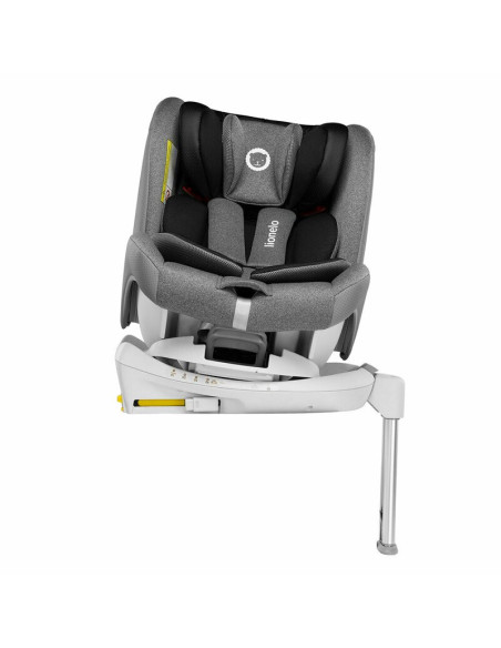 BN-LO-BRAAM_STONE,Lionelo - Scaun auto Braam Stone Pozitie de somn, Protectie laterala, Rotire 360 grade, 0-36 Kg, cu Isofix, Co