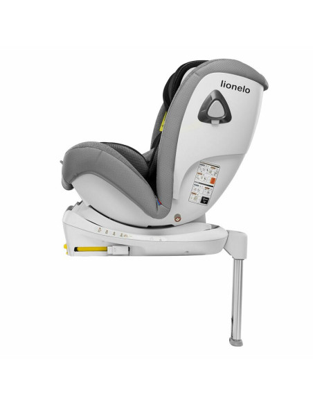 BN-LO-BRAAM_STONE,Lionelo - Scaun auto Braam Stone Pozitie de somn, Protectie laterala, Rotire 360 grade, 0-36 Kg, cu Isofix, Co