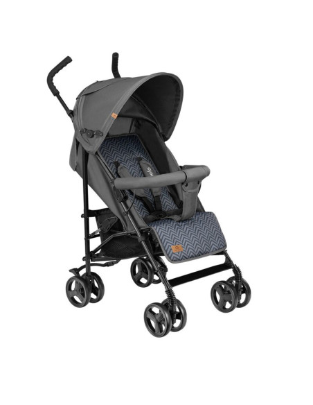 BN-LO-ELIA_GRAPHITE,Lionelo - Carucior sport Elia, Cu husa de picioare, Cu plasa de tantari, Conform cu standardul european de s